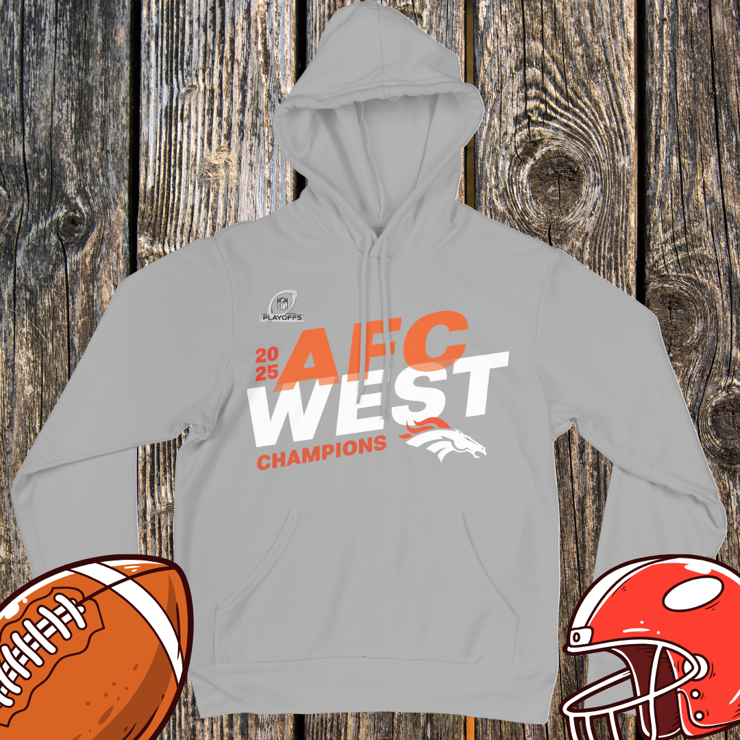 Denver 2025 AFC West Division Champions Hoodie – Unisex Hoodie