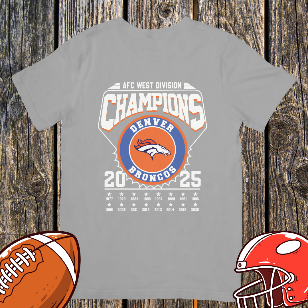 Denver 2025 AFC West Division Champions Shirt – Unisex Top