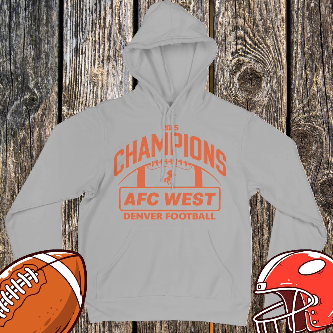 AFC West Champions 2025 Hoodie – Denver Football Unisex Hoodie