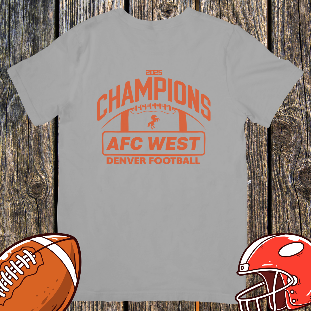 AFC West Champions 2025 Shirt – Denver Football Unisex Tee