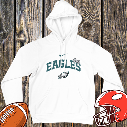 Philadelphia Eagles Hello Kitty Football Hoodie