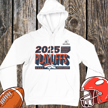 Denver Broncos 2025 Playoffs Unisex Pullover Hoodie