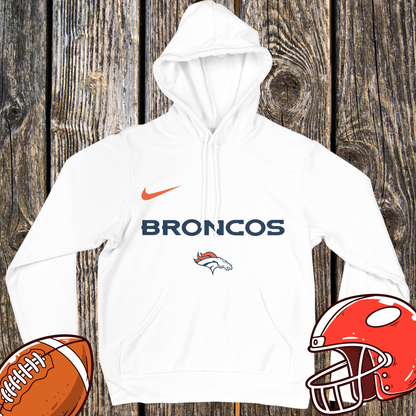 NFL Hello Kitty Broncos Unisex Hoodie – Cute Game Day Hoodie