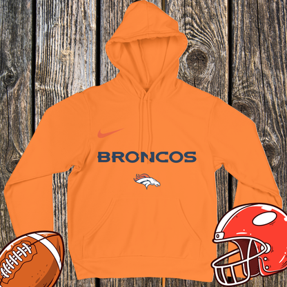 NFL Hello Kitty Broncos Unisex Hoodie – Cute Game Day Hoodie