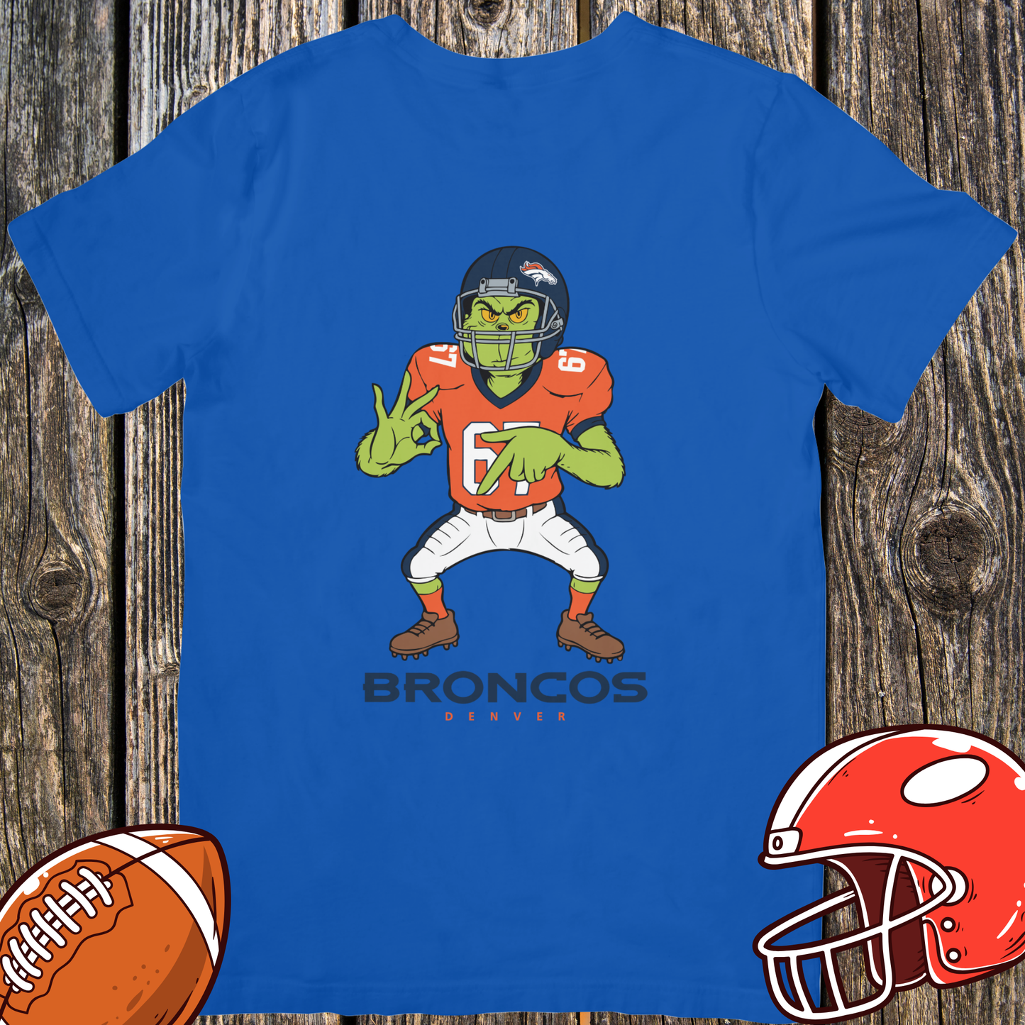 Denver Broncos Grinch Unisex T-Shirt – Funny Football Fan Tee