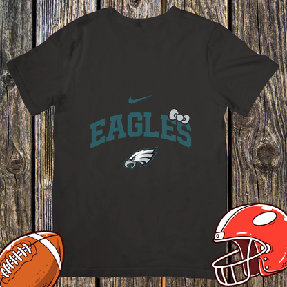 Philadelphia Eagles Hello Kitty Football Tee