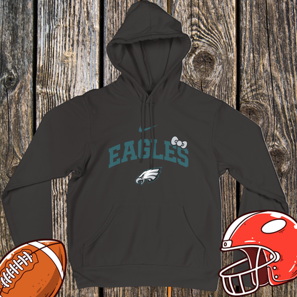 Philadelphia Eagles Hello Kitty Football Hoodie