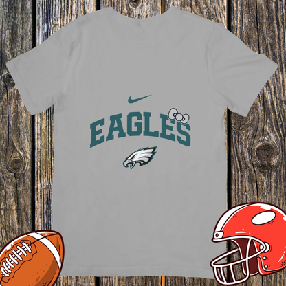 Philadelphia Eagles Hello Kitty Football Tee
