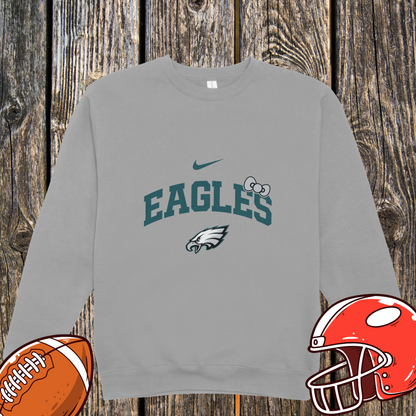 Philadelphia Eagles Hello Kitty Football Sweatshirt
