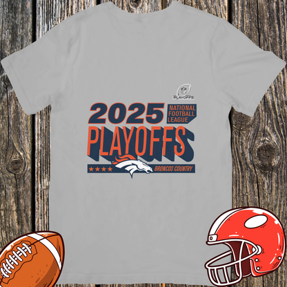 Denver Broncos 2025 Playoffs Unisex T-Shirt – Football Fan Tee