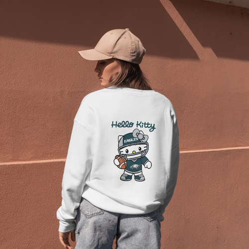 Philadelphia Eagles Hello Kitty Football Sweatshirt