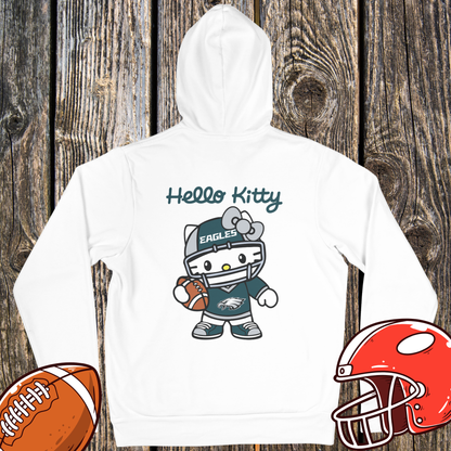 Philadelphia Eagles Hello Kitty Football Hoodie