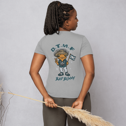 Philadelphia Eagles DTMF Bad Bunny Fan Tee – Peace Sign Character Graphic