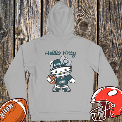 Philadelphia Eagles Hello Kitty Football Hoodie
