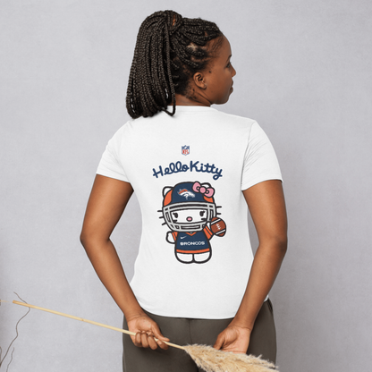 NFL Hello Kitty Broncos Unisex T-Shirt – Cute Game Day Tee