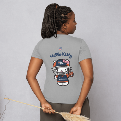 NFL Hello Kitty Broncos Unisex T-Shirt – Cute Game Day Tee