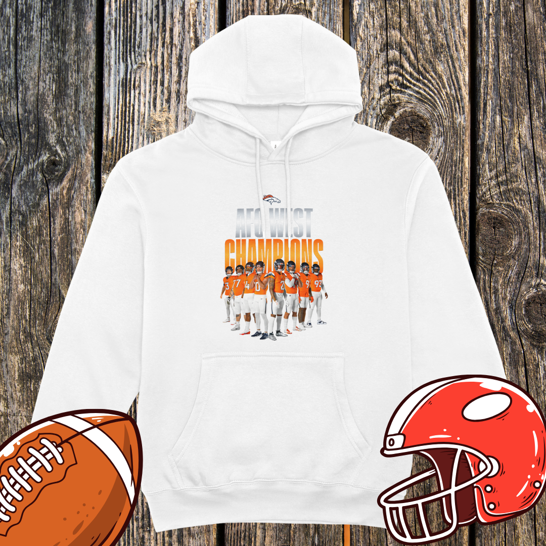 AFC West Champions 2025 Team Photo Hoodie – Unisex Hoodie