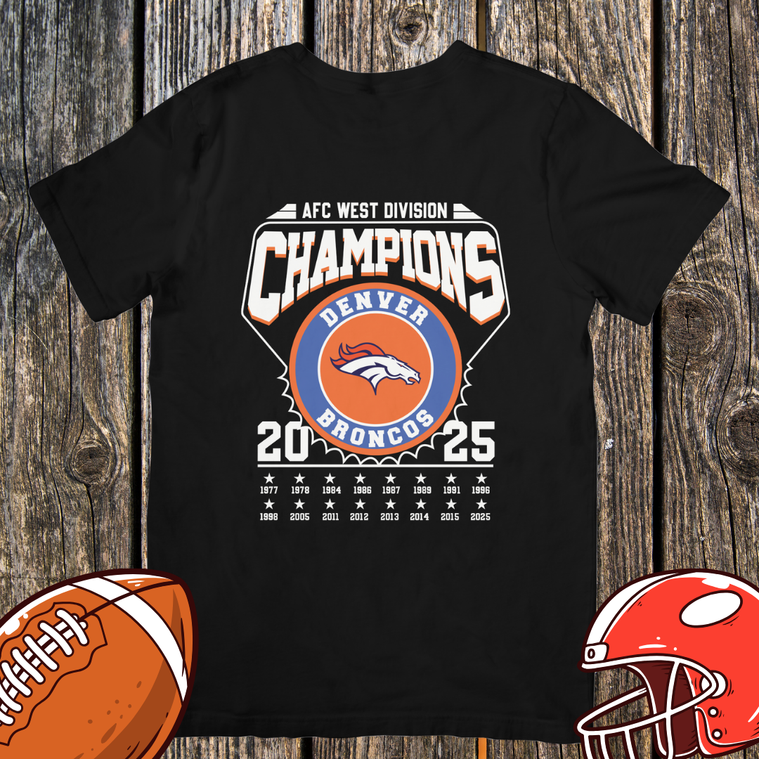 Denver 2025 AFC West Division Champions Shirt – Unisex Top
