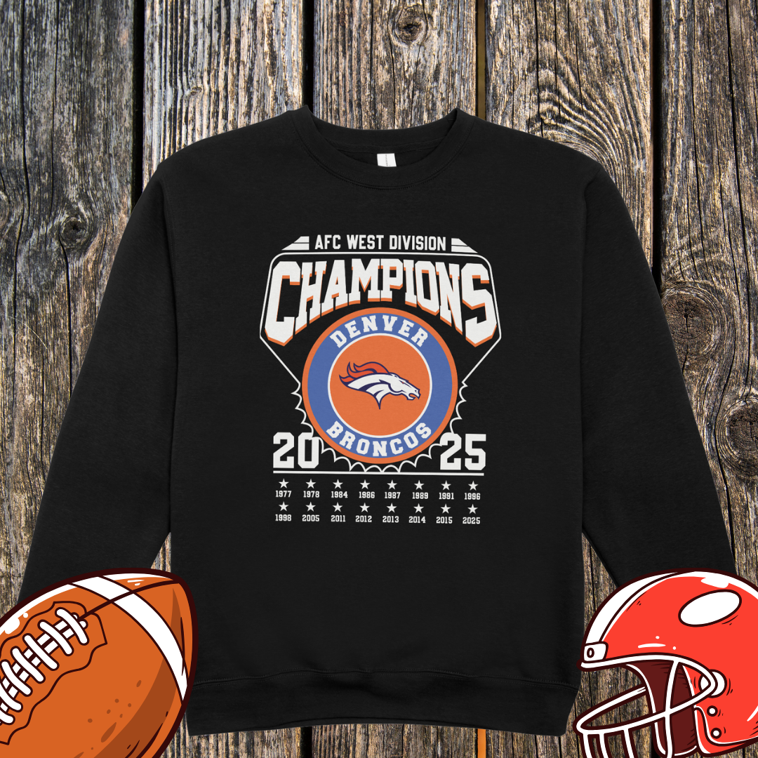 Denver Football Champions 2025 Sweatshirt – Unisex Sweatshirt