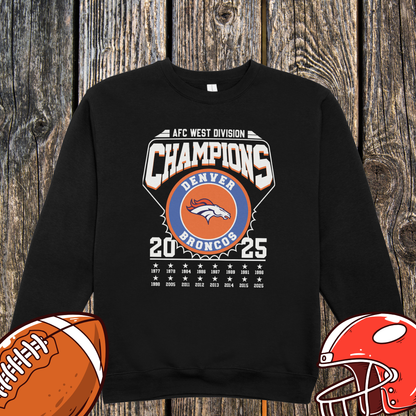 Denver Football Champions 2025 Sweatshirt – Unisex Sweatshirt