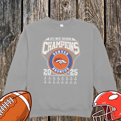 Denver Football Champions 2025 Sweatshirt – Unisex Sweatshirt