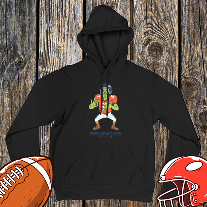 Denver Broncos Grinch Unisex Hoodie – Funny Football Fan Hoodie