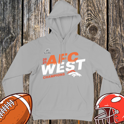 Denver 2025 AFC West Division Champions Hoodie – Unisex Hoodie