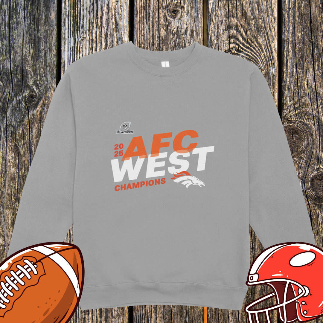 Denver 2025 AFC West Division Champions Sweatshirt – Unisex Sweatshirt