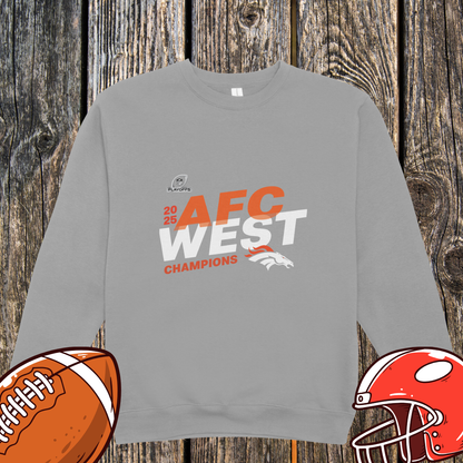 Denver 2025 AFC West Division Champions Sweatshirt – Unisex Sweatshirt