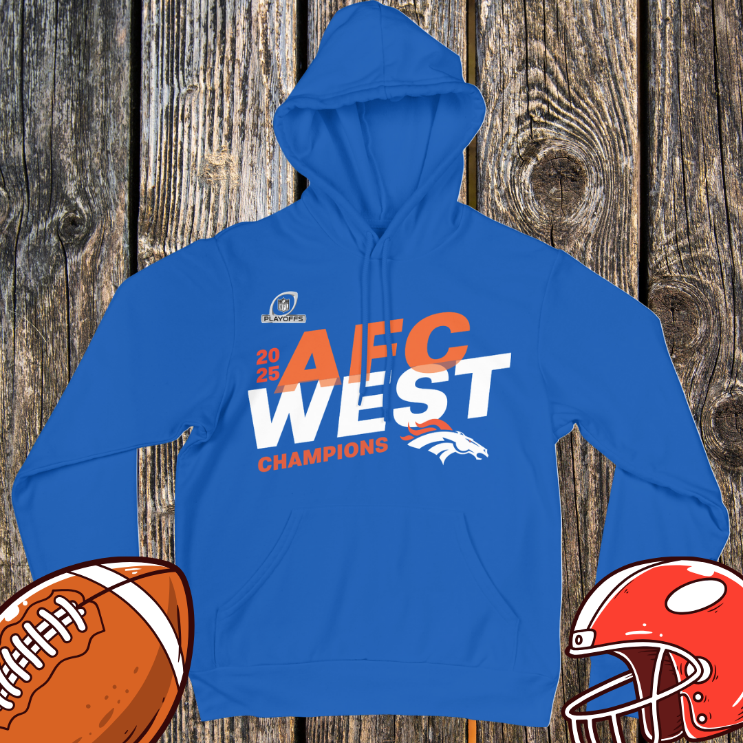 Denver 2025 AFC West Division Champions Hoodie – Unisex Hoodie