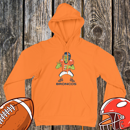 Denver Broncos Grinch Unisex Hoodie – Funny Football Fan Hoodie