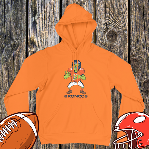 Denver Broncos Grinch Unisex Hoodie – Funny Football Fan Hoodie