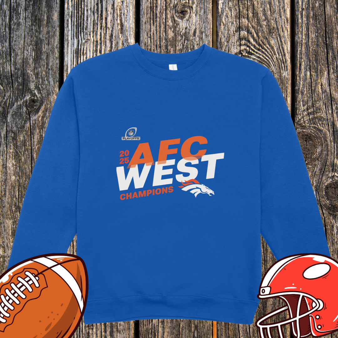 Denver 2025 AFC West Division Champions Sweatshirt – Unisex Sweatshirt