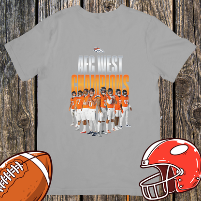 AFC West Champions 2025 Team Photo TShirt