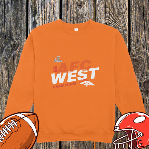 Denver 2025 AFC West Division Champions Sweatshirt – Unisex Sweatshirt