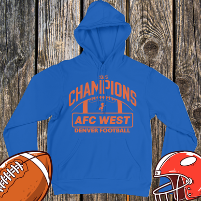 AFC West Champions 2025 Hoodie – Denver Football Unisex Hoodie