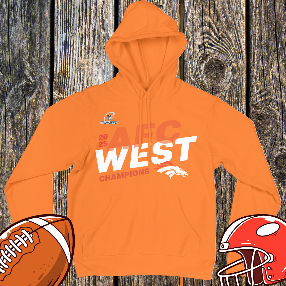 Denver 2025 AFC West Division Champions Hoodie – Unisex Hoodie