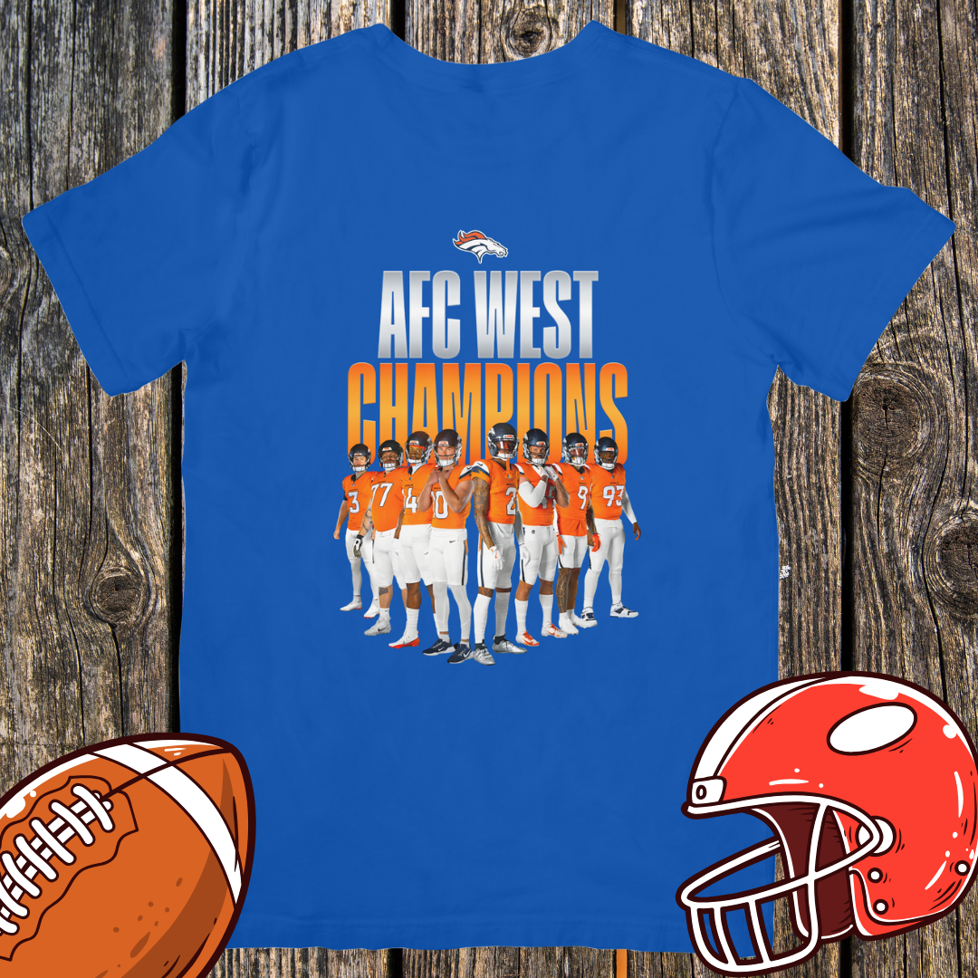 AFC West Champions 2025 Team Photo TShirt