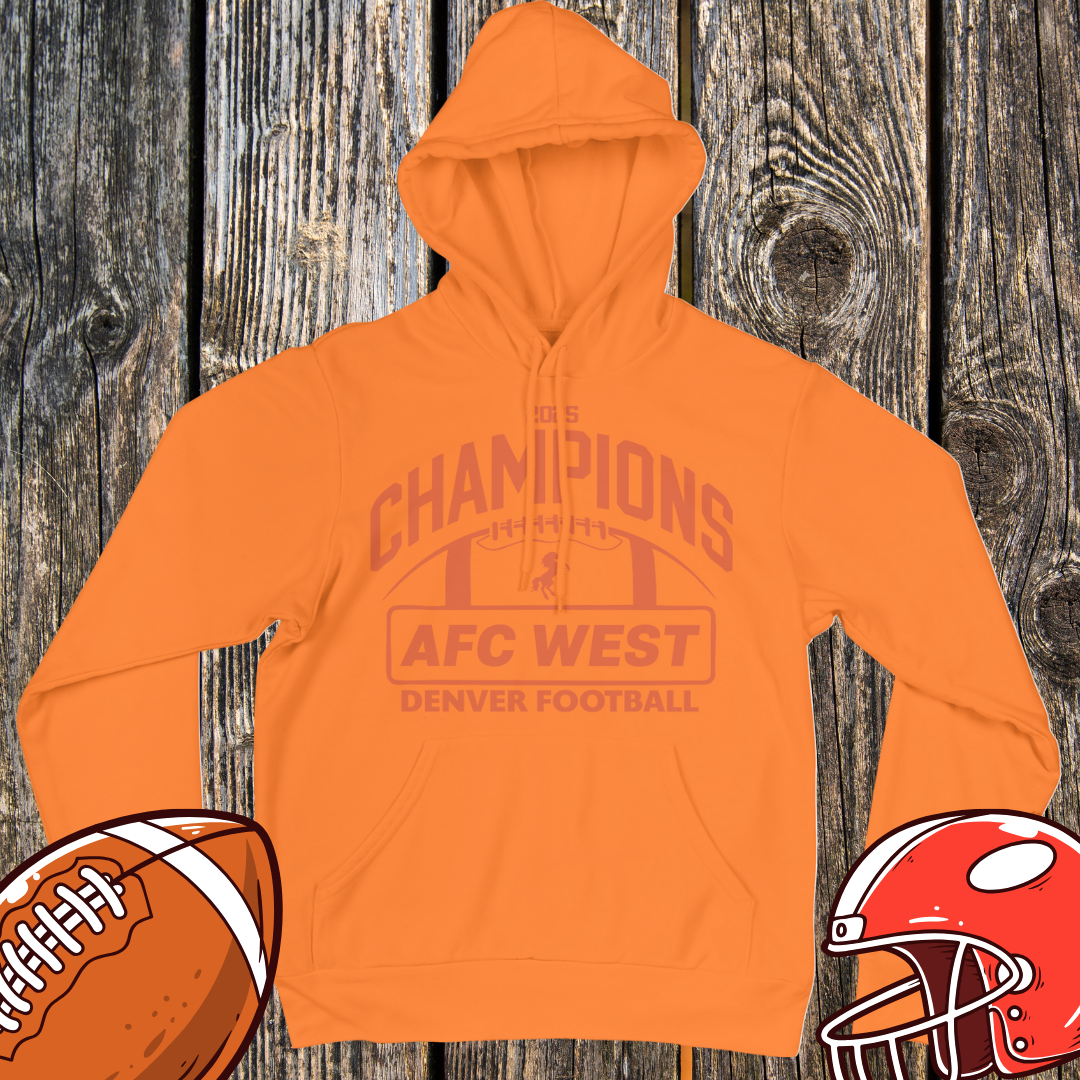 AFC West Champions 2025 Hoodie – Denver Football Unisex Hoodie