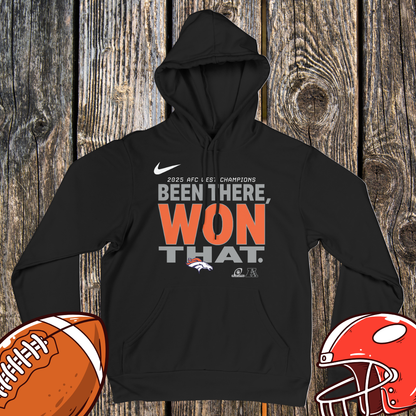 Denver Broncos 2025 AFC West Champions – Been There Won That Unisex Hoodie