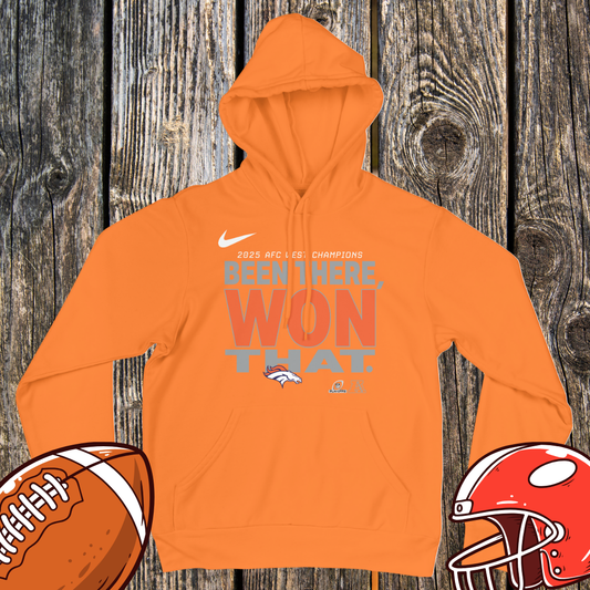 Denver Broncos 2025 AFC West Champions – Been There Won That Unisex Hoodie