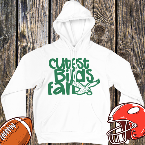 Cutest Birds Fan Unisex Hoodie – Funny Football Eagle Graphic Hoodie