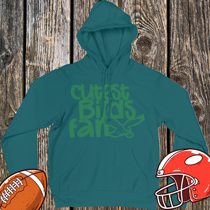 Cutest Birds Fan Unisex Hoodie – Funny Football Eagle Graphic Hoodie