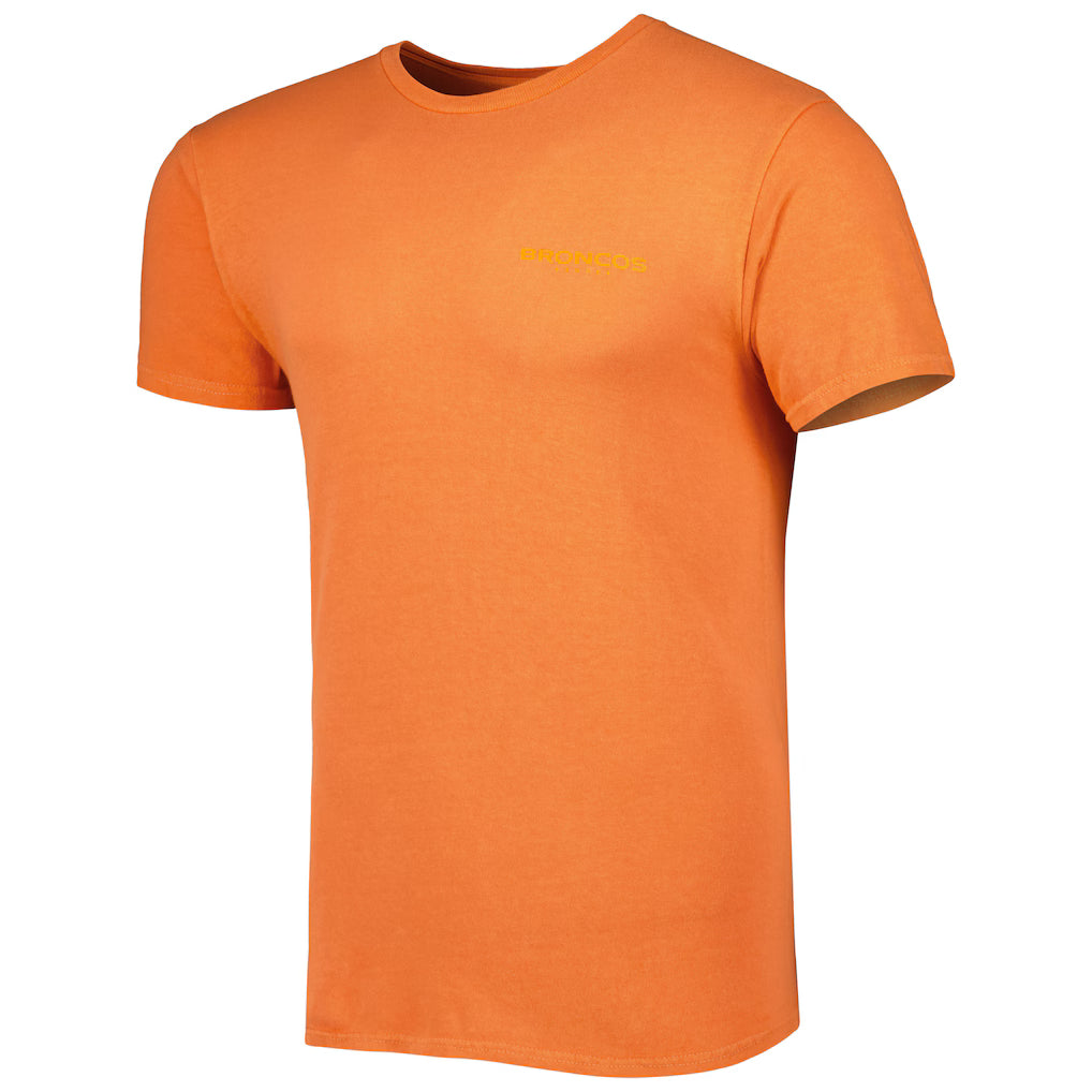47 Orange Denver Broncos Fast Track Tonal Highlight T-Shirt