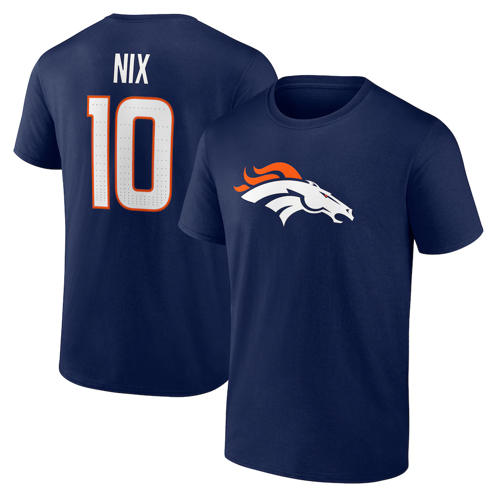Denver Broncos Icon Name & Number T-Shirt