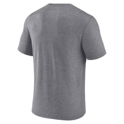 Heather Gray Denver Broncos Bud Light Tri-Blend T-Shirt