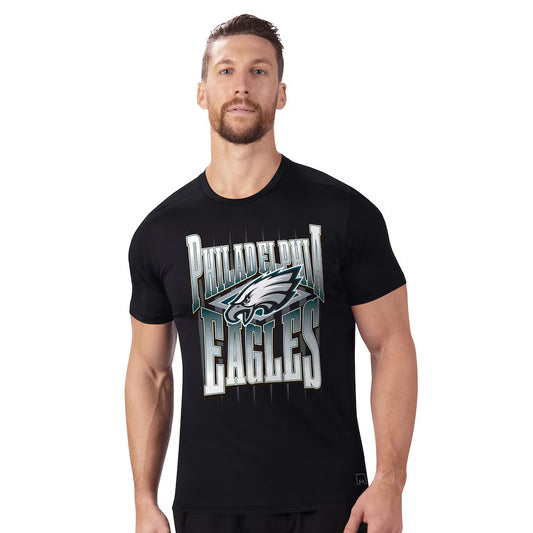 Michael Strahan Black Philadelphia Eagles T-Shirt