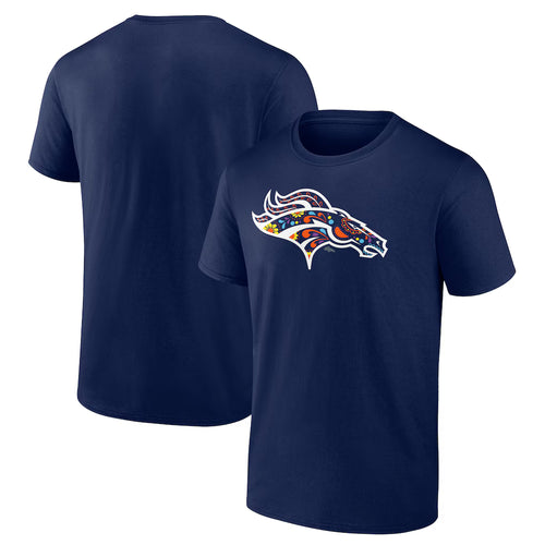 Denver Broncos ÑFL Por La Cultura Team Logo T-Shirt