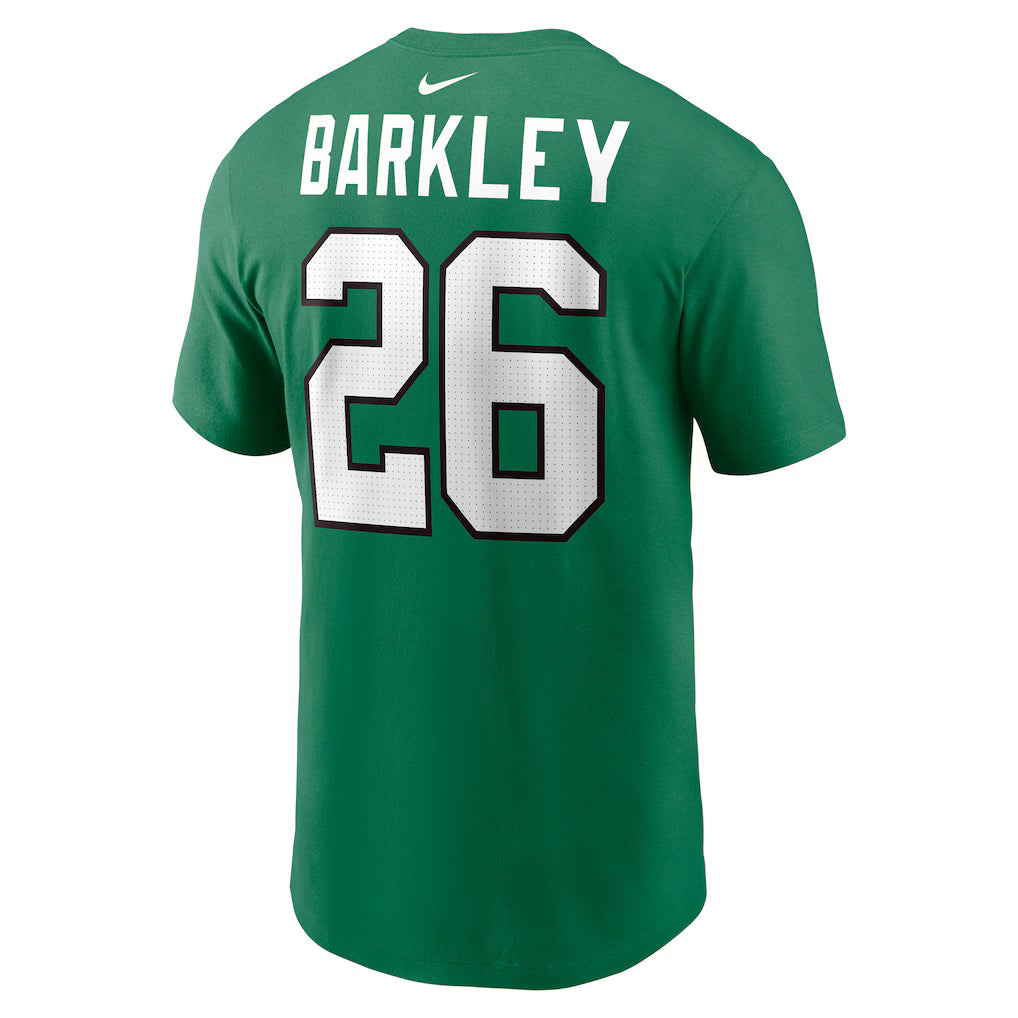 Barkley Kelly Green Philadelphia Eagles Player Name & Number T Shirt