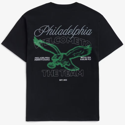 Unisex Black Philadelphia Eagles Graphic T-Shirt